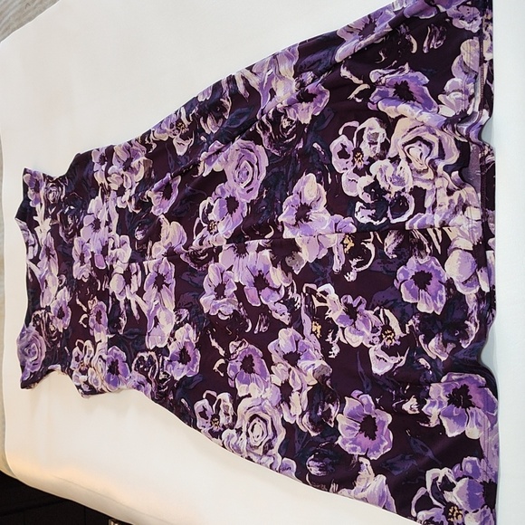 Lauren Ralph Lauren Midi Sheath Dress Size 12 Wedding Guest Garden Dark Feminine - Picture 17 of 17